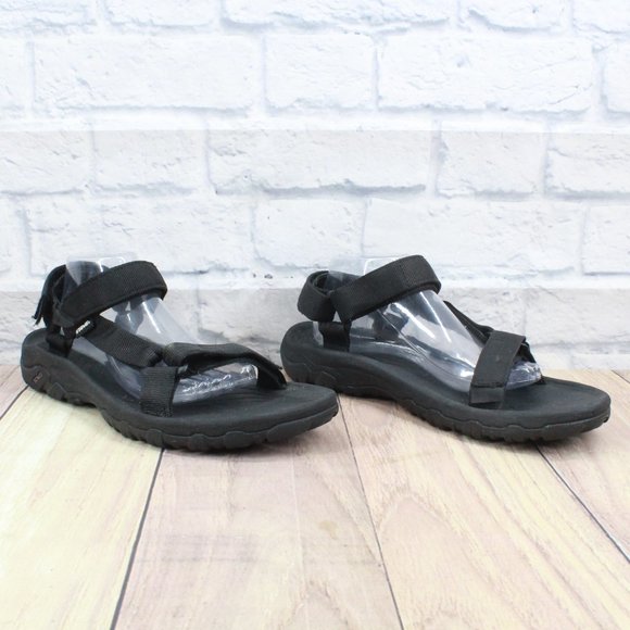 TEVA Black Nylon Hurricane Trail Sport Hiking Water Adjustable Sandals Size 11 - Picture 3 of 9
